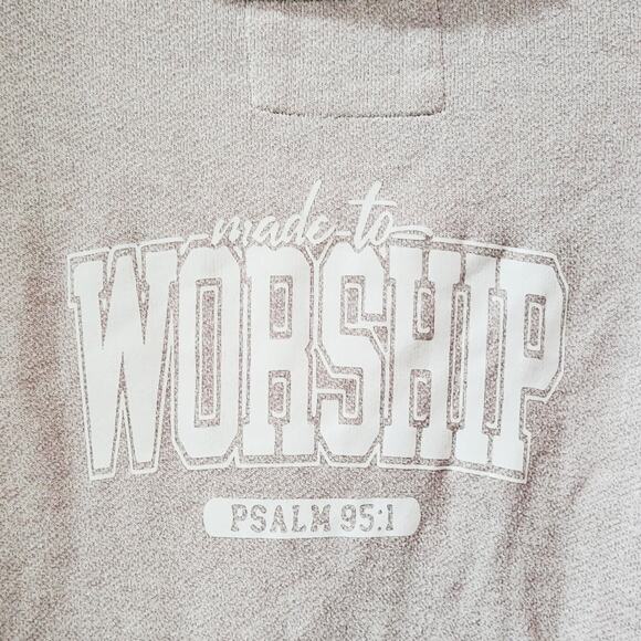 Made to Worship Upcycled Zip Soft Cropped Jacket, Women's S - Picture 2 of 5